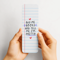 Buy Me Books And Tell Me I'm Pretty Bookmark - Cute Bookmark