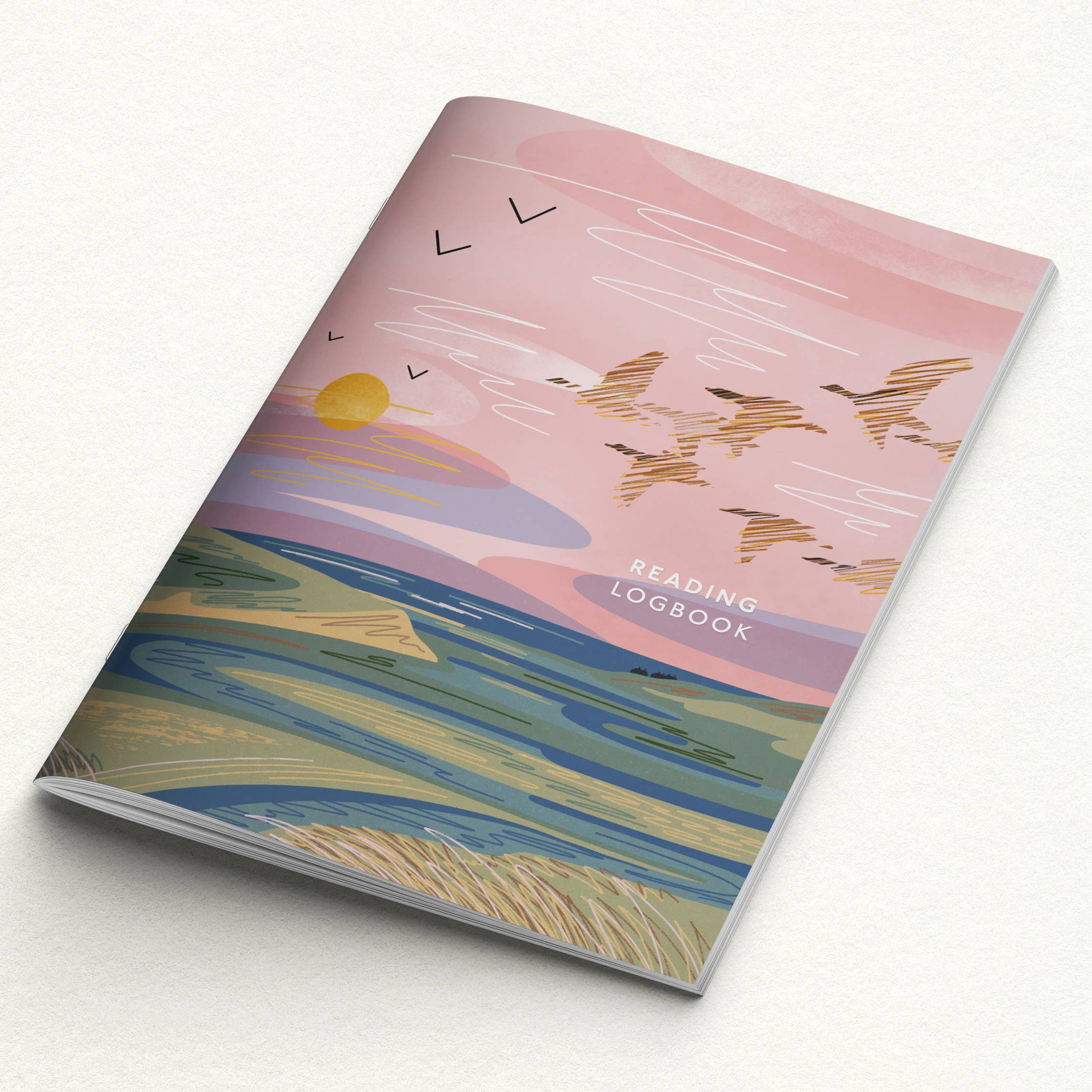 Reading logbook wild geese - book journal