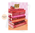 Spicy Books & Ice Coffee - Foiled Bookish Birthday Card for a friend