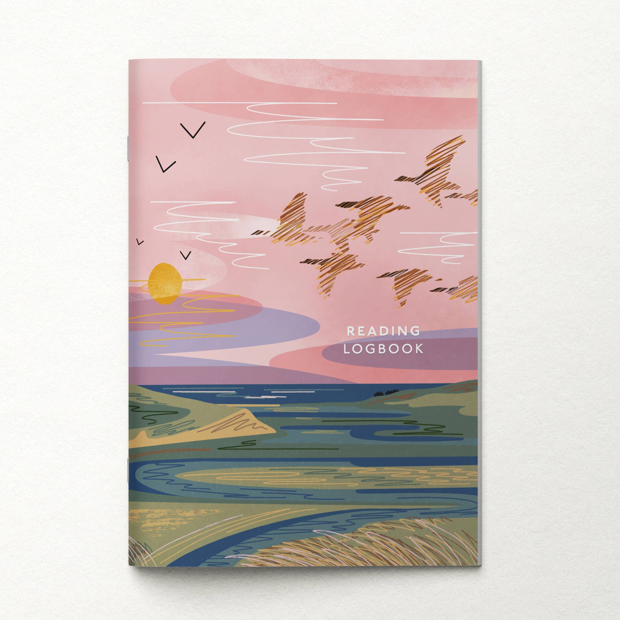 Reading logbook wild geese - book journal