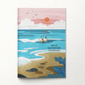 Wild Swimming Logbook Into the Sea - Sea Swimming Notebook