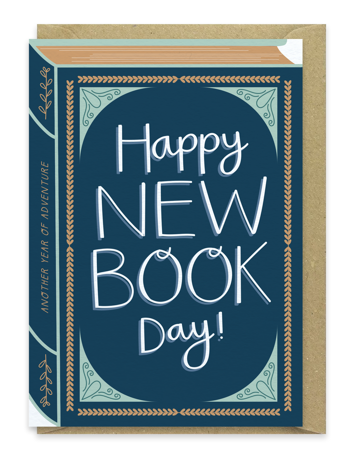 Happy New Book Day – Luxury Book Birthday Greeting Card
