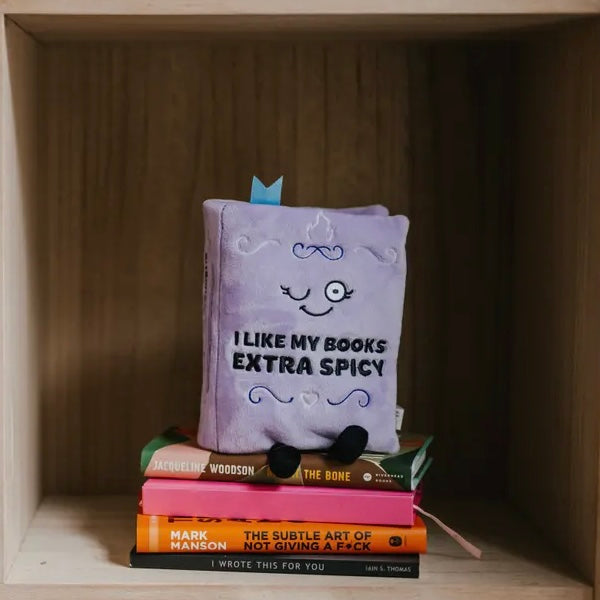"I Like My Books Extra Spicy" Book Plush