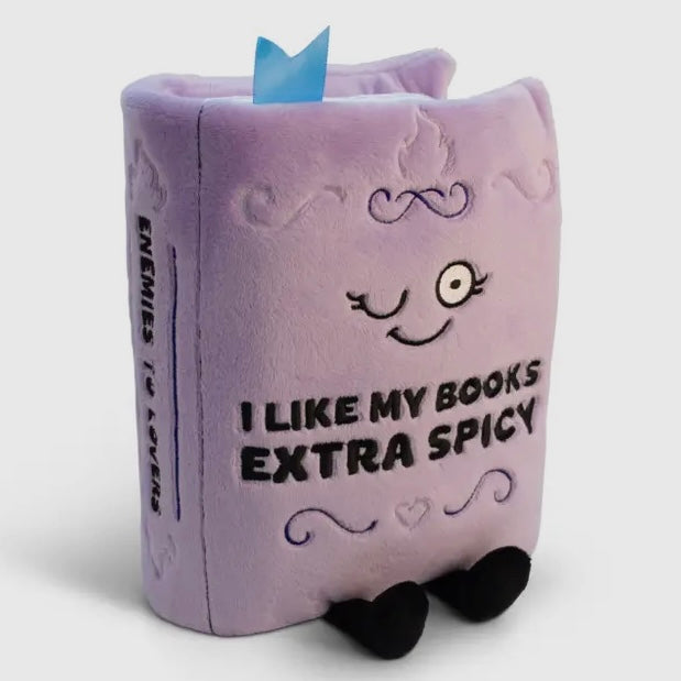 "I Like My Books Extra Spicy" Book Plush