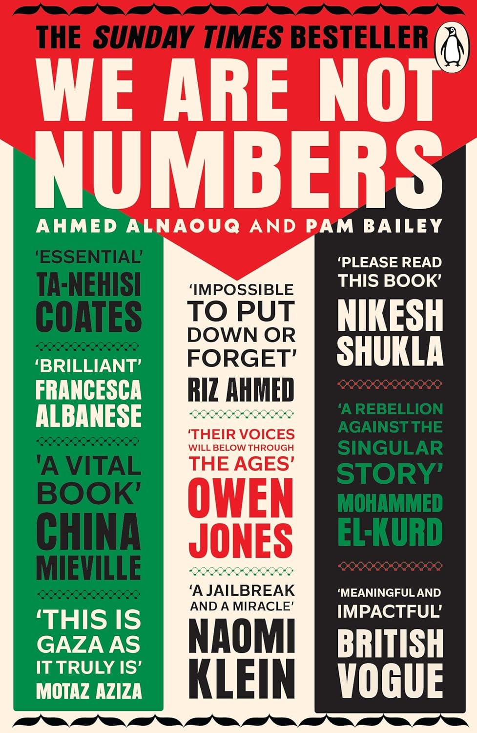 We Are Not Numbers : The Voices of Gaza’s Youth by Ahmed Alnaouq and Pam Bailey