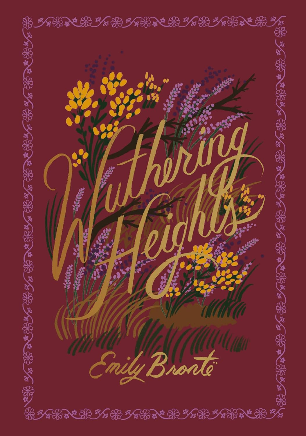 Wuthering Heights by Emily Bronte Puffing In Bloom Edition